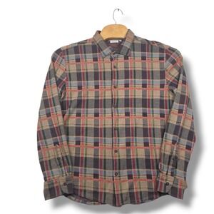 J.Lindeberg Shirt XXL Ivalo 2.0 Jacquard Jersey Plaid Button Up Portugal Stretch
